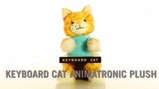 Keyboard Cat Animatronic Plush from ThinkGeek