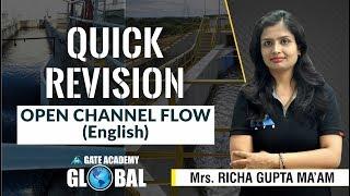 Quick Revision | Open Channel Flow