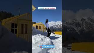 Auli, Joshimath, Uttarakhand/ ️ 8290405227 #backpacker #auli #snowfall #mountains #Uttarakhand