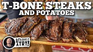 T-Bone Steak and Potatoes | Blackstone Griddles