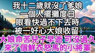 我十二歲就沒了爹娘，一個人擺攤度日，眼看快過不下去時，被一好心大娘收留， 大娘命苦兒子早逝，可沒過久，來了個鮮衣怒馬的小將軍 【美好人生】