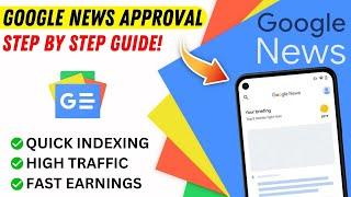 How To Submit Your Site on Google News Publisher Center | Google News Approval