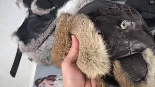 Меховая шапка из кролика Рекса