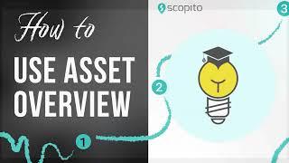 How to use the asset overview in Scopito