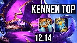 KENNEN vs YONE (TOP) | 7/0/4, 700+ games, Godlike, 900K mastery | EUW Grandmaster | 12.14