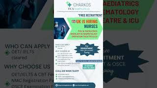 Nursing Vacancies in UK - November 2023 - Elevate your Nursing Career with Charkos #charkos #nurses