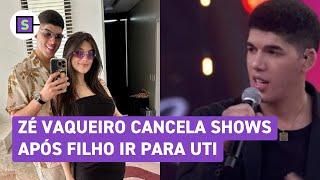 Zé Vaqueiro cancela shows após filho ir para UTI com malformação congênita