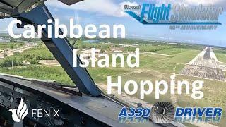 Air France A320 Real Ops: Caribbean Island Hopping | Real Airbus Pilot