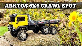 hobby plus Arktos 6x6 return to the crawl spot