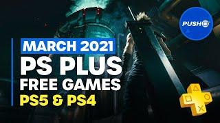 FREE PS PLUS GAMES ANNOUNCED: March 2021 | PS5, PS4 | Full PlayStation Plus Lineup