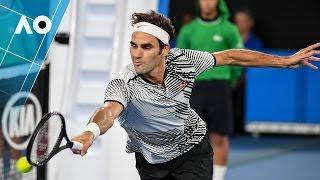 Epic 26 shot rally: Federer v Nadal 5th set (Final) | Australian Open 2017