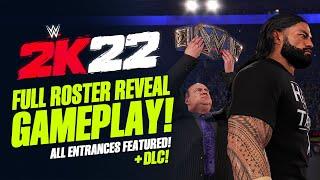 WWE 2K22 Full Roster Reveal Gameplay! (187 Superstars including DLC & Unlockables!)