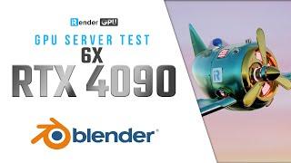 GPU Render Farm for Blender & Cycles with 6x RTX 4090 | Blender Cloud Rendering | iRender