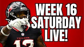 Week 16 Saturday Start/Sit BONUS Livestream