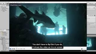 Augmented Reality Tutorial: AR Video Player for Unity and Vuforia Appplications #Shark App