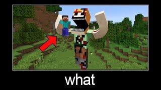 Minecraft wait what meme part 218 (scary Alex giant)