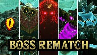 Zelda Tears of the Kingdom - All Major Bosses Rematch In The Depths (HQ)