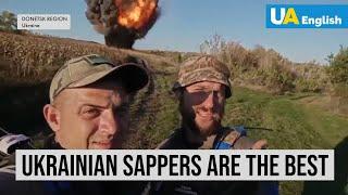 After Fighting, It's Demining Time: Ukrainian Sappers Clear Out the Explosives