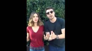 Noah Bean  and Lyndsy Fonseca - Ice Bucket Challenge