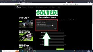 Your system configuration is not supported by this installer Nvidia Geforce Experience Install error