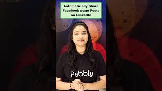 Automatically Share Facebook Page Posts on LinkedIn #shorts #linkedin