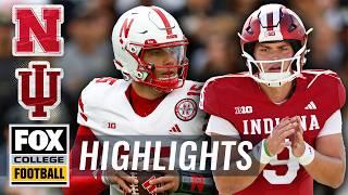 Nebraska Cornhuskers vs. No. 16 Indiana Hoosiers Highlights | FOX College Football