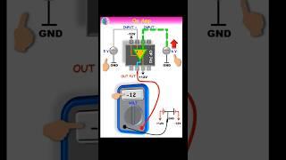 Op Amp 741 as a comparator #OpAmp #741 #comparator #electronic #short #amplifier #op741