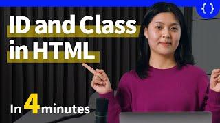 Learn HTML : What is id and class attributes and how different