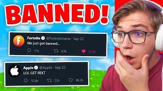 Apple just BANNED Fortnite Mobile for 5 Years... (it's officially over)