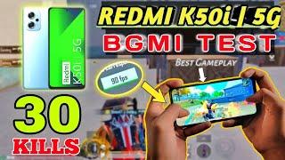 REDMI K50i 5G PUBG OR BGMI TEST WITH UNBOXING - REDMI K50i