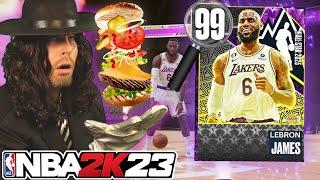 I went WHOPPERS for 99 LeBron James! NBA 2K23