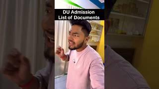 Delhi University Admission 2023 List of Documents Required  #cuet #untoldmak