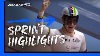 Super Speed ️ | The Men's Sprint highlights in the UCI Track Champions League | Eurosport