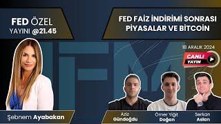 FED Faiz İndirimi Sırası ve Sonrası Piyasalar ve Bitcoin | Konuk: Şebnem Ayabakan - Canlı Yayın