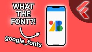 Magically Use Any Google Font You Want In Your Flutter App  #Flutter #Dart #AppDevelopment #Web