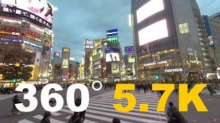 [360°VR Video]  5.7K Shibuya Crossing