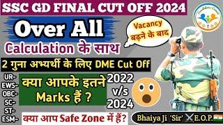 SSC GD Total Competition Physical, DME/RME से Final Merit List तक|| ssc gd physical date 2024 ||