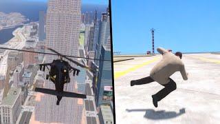GTA 4 - Helicopter Bailouts Ragdolls Compilation #3 (Euphoria Ragdolls)