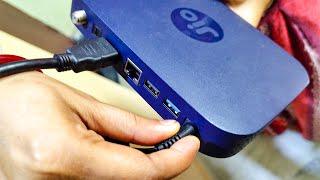 NEW Jio set top box unboxing 2023 & self installation + channels, OTT apps with jio fiber