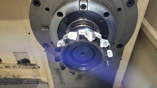 Kennametal 6 Inch Dodeka High Feed Face Mill in Action