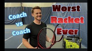 Wilson Clash....World's worst tennis racket?? | Coach vs Coach tennis review