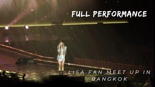 Full performance (Fancam) - LISA Fan Meet Up in Bangkok 20241113