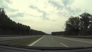 Autostrada A2 Świecko - Poznań Wschód cała trasa full HD Cabview