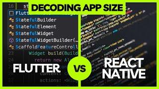 Decoding App Size: Flutter vs. React Native