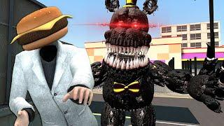 Becoming Nightmare & Eating My Friends! - Garry's Mod Multiplayer (Gmod FNAF)