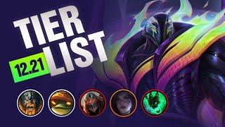 PATCH 12.21 TIER LIST for LOW ELO Final Patch of Season 12!