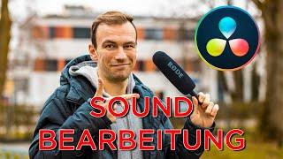 SOUND BEARBEITUNG in DAVINCI RESOLVE | Tutorial