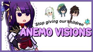 Stop Giving Our Children Anemo Visions!!   // The Archons // Genshin Gacha