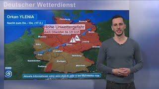 16.02.2022 Unwetterinformation - Deutscher Wetterdienst (DWD)