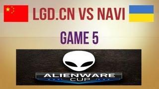 LGD.cn vs NaVi g.5 Grandfinal Alienware Cup 1